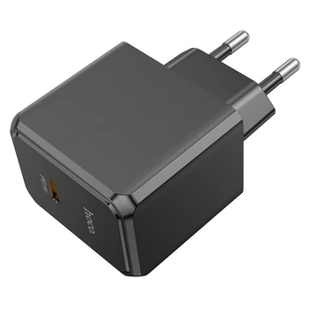 Адаптер сетевой HOCO Ocean single port charger CS13A |1type-C, 20W/3A, PD/QC| черный