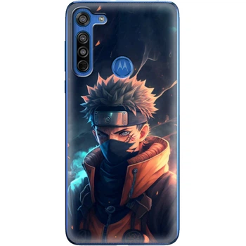 Силиконовый Чехол с Картинкой для Motorola G8 Принт (Аниме Наруто, Anime Naruto) (40952-ysm001)