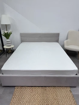 Простынь на резинке Ecotton 90х200 Cream White Полисатин (24599)