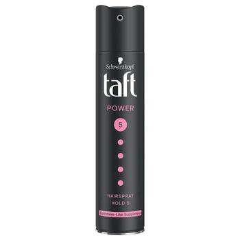 Лак для волос Taft Power Нежность кашемира Мегафиксация 5, 250 мл (9000100477505)