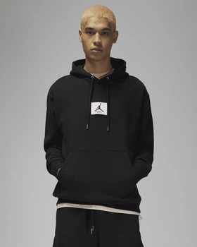 Кофта мужская Jordan M J Ess Stmt Flc Po XS Чорний DQ7338-010