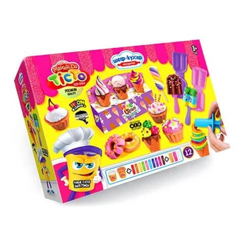 Тесто для лепки Danko Toys "Master Do" ШЕФ-ПОВАР Кондитер средний укр TMD-10-03U