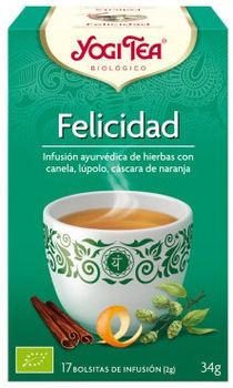 Herbata Yogi Tea Felicidad 17 torebek x 30 g (4012824401495)