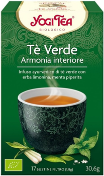 Чай Yogi Tea Armonia Te Verde 17 пакетиків (4012824401907)