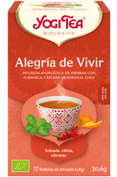 Чай Yogi Tea Alegria De Vivir Reconfortable 17 пакетиків (4012824401716)