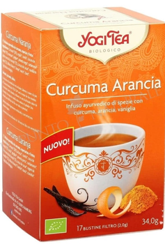 Чай Yogi Tea Curcuma Naranja 17 пакетиків x 2 г (4012824404519)