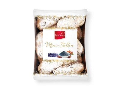 Мини штоллен с маком и изюмом Favorina Mini Stollen Poppy Seed Filling 300г