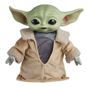 М'яка фігурка Mattel Star Wars Grogu 4.0 Плюш 28 cm (0194735158287)