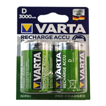 Акумулятор HR20/D Varta 3000 mAh (блістер по 2шт) предзаряджені (51699)