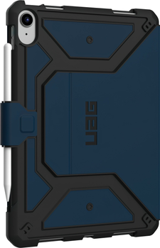 Etui z klapką Urban Armor Gear Metropolis Mallard do Apple iPad 10.9" 2022 z uchwytem do Apple Pencil Blue (12339X115555)