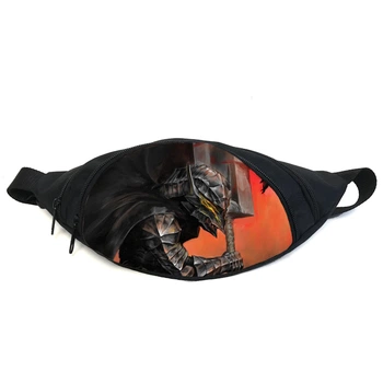 Сумка бананка Берсерк Berserk (GB B 07) Gear Bag чорна