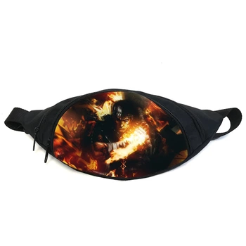 Сумка бананка Берсерк Berserk (GB B 017) Gear Bag чорна