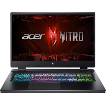 Ігровий ноутбук ACER Nitro 17 AN17- 41- R5Q0, AMD Ryzen 5 7535HS до 4, 55 ГГц, 17, 3 Full HD, 16 ГБ, SSD 512 ГБ, NVIDIA GeForce RTX 4050 6 ГБ, Free DOS, чорний