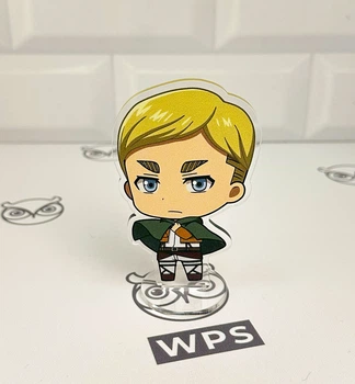 Акриловая коллекционная фигурка Чиби Chibi Атака титанов Эрвин Смит 10 см