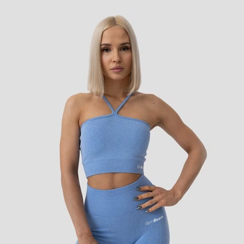 Спортивний топ Halter FLO Blue XL - GymBeam