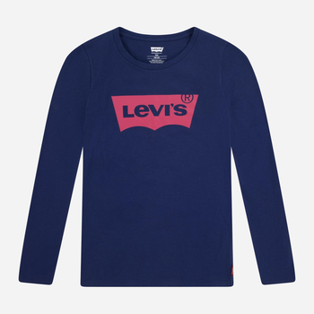 Longsleeve dziecięcy Levi's 3EA643-B9G-LZ 122-128 cm Granatowy (3666643041540)