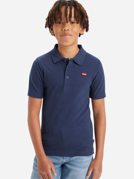 Młodzieżowa koszulka polo Levi's 9EA893-U2E 134-140 cm Granatowa (3666643006082)