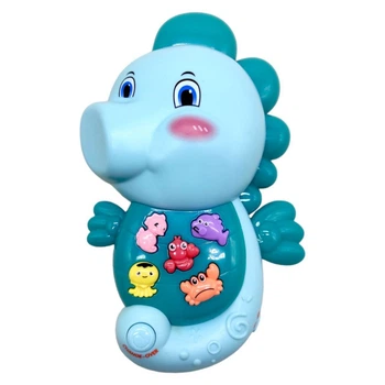 Интерактивная игрушка Морской конек бирюзовый MIC (855-135A) (235417)