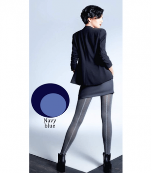 Теплые&nbsp;колготки&nbsp;с эффектом меланж NAOMI MELANGE 150 (4) - Giulia - NAOMI MELANGE 150 (4) - 2-S - Navy/blue