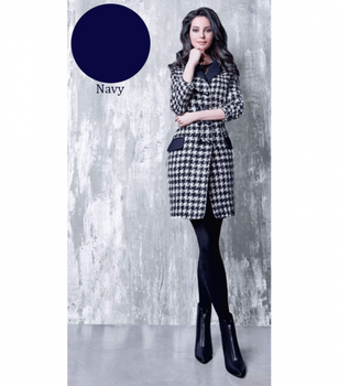 Зимние&nbsp;однотонные колготки LUCKY COTTON 200 - Giulia - LUCKY COTTON 200 - 2-S - Navy