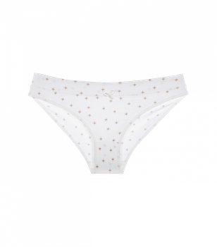 Женские трусики слипы с рисунком Donella - Donella - 18114 - XXL - Молочный