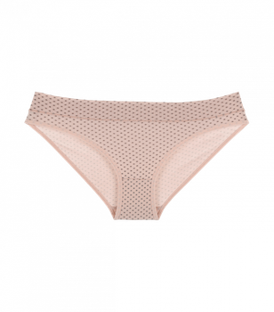 Женские трусы слипы з рисунком средняя посадка - Donella - 181043 - XXL - Бежевый