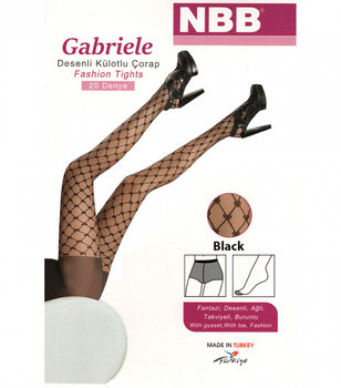 Фантазийные&nbsp;женские колготки NBB - NBB - 9116 - 3-M - Black