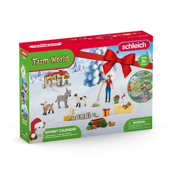 Різдвяний адвент календар ферма 2023 Schleich 98983