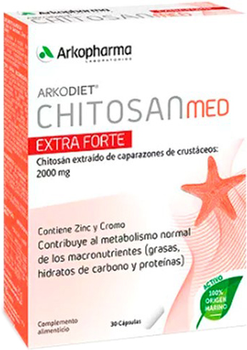 Suplement diety Arkopharma Arkodiet Chitosan Extraforte 500 mg 30 kapsułki (3578830132811)