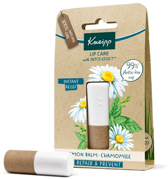 Бальзам для губ Kneipp Lip Care Lemon Balm & Chamomile 4.7 г (4008233159003)