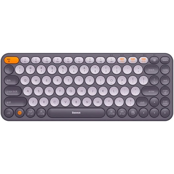 Клавіатура Baseus Wireless Tri-Mode Keyboard K01A Silver (B00955503833-00) [102211]
