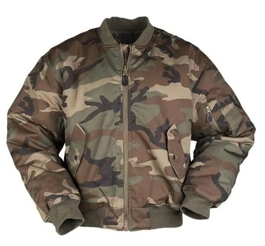 Куртка тактична Woodland США Ma1 10401020 Mil-Tec Німеччина S