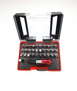 Набір біт 32пр. HEX,PH,PZ,SL,TORX (KingRoy 32082)