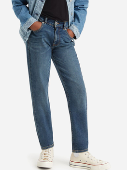 Підліткові джинси для дівчинки Levi's Lvg Mini Mom Jeans 4EG377-BIU 134-140 см Темно-сині (3666643045876)