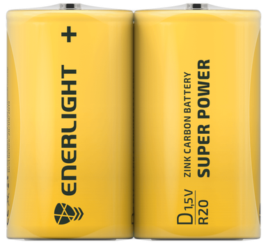 Батарейка ENERLIGHT Super Power D FOL 22/80200202 * (208)