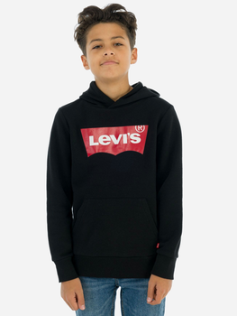 Підліткове худі для хлопчика Levi's Lvb-Batwing Screenprint Hoodie 9E8778-023 146-152 см Чорне (3665115194722)