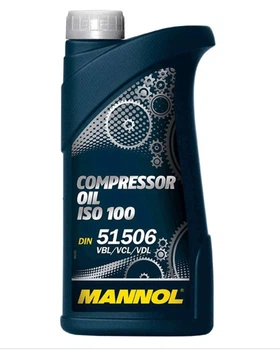 Олія 1л (компресорна, Compressor Oil ISO 100) MANNOL (M-766)