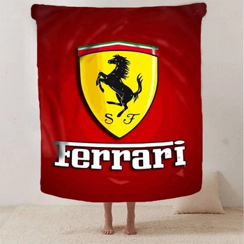 Плед Ferrari с 3D рисунком размер 160х200