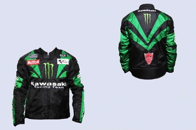 Мотокуртка KAWASAKI (текстиль) (size:S, MONSTER ENERGY) (E-30)