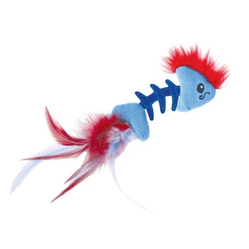 Іграшка для котів OutwardHound Petstages Feather Fish Bone Cat Toy