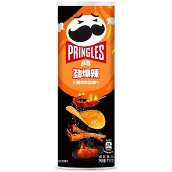 Чипсы Pringles Super Hot Spicy Strips 110 г