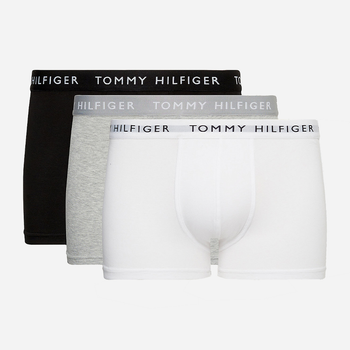 Набір трусів шорти Tommy Hilfiger UM0UM02203-0XK L 3 шт Білий/Сірий/Чорний (8720113397010)