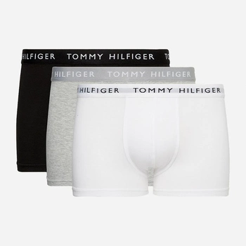 Набір трусів шорти Tommy Hilfiger UM0UM02203-0XK XL 3 шт Білий/Сірий/Чорний (8720113397133)
