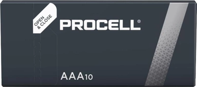 Лужні батарейки Duracell Procell AAA/LR3 10шт (5000394123595)
