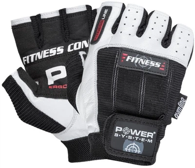 Рукавички для фітнесу Power System Fitness PS-2300 XS Black-White (PS-2300_XS_Black-White)