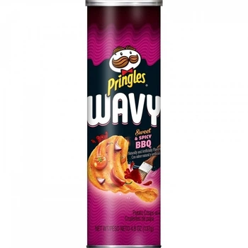Чипсы Pringles Wavy Сладкий Прянный Барбекю 137 г