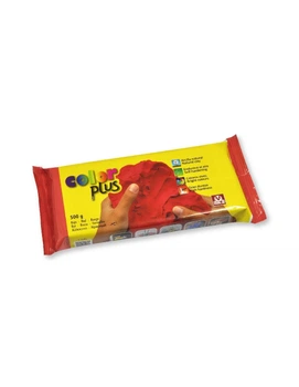 Паста для ліплення (глина) самозастигаюча Sio-2 COLOR PLUS червона 500г. (21 820 002)