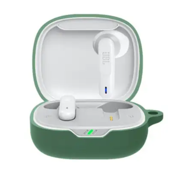 Чехол-накладка CDK для JBL Wave Flex 2 | Silicone Candy Friendly с карабином (016465) (green)