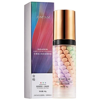 База под макияж 3 в 1 трехцветная Jomtam Isolation Three Color Grooming, 40 г