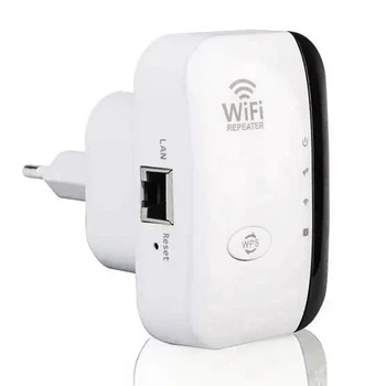 Беспроводной Wi-Fi репитер расширитель диапазона WI-FI ретранслятор усилитель WI-FI сигнала Белый